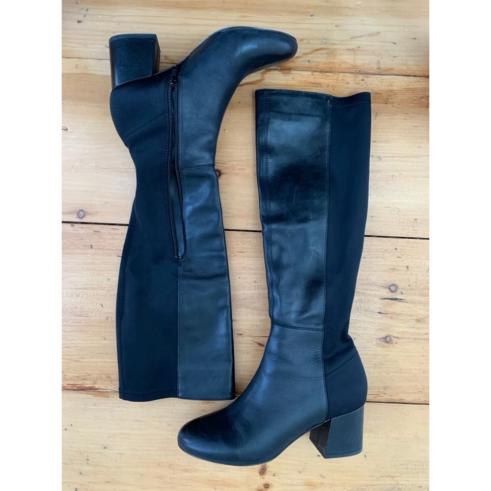 Black Steve Madden Riding Boots